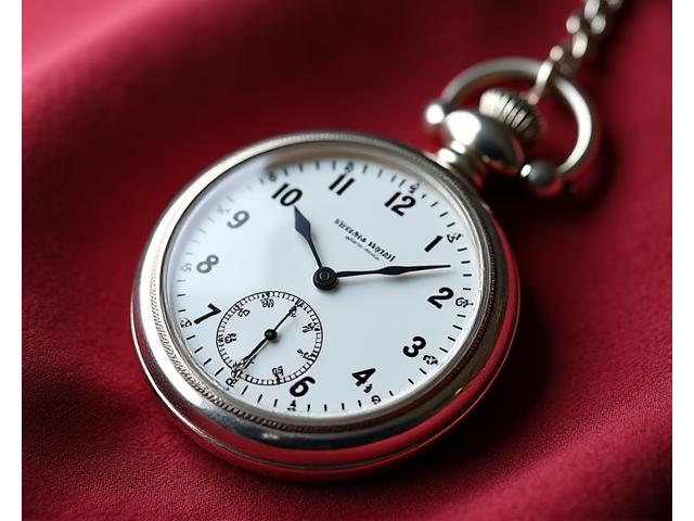 La même montre de poche en argent, restaurée et polie, éclatante et comme neuve.